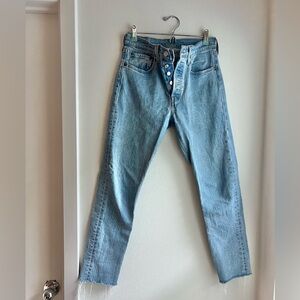 Levi's 501 Light Blue Jeans